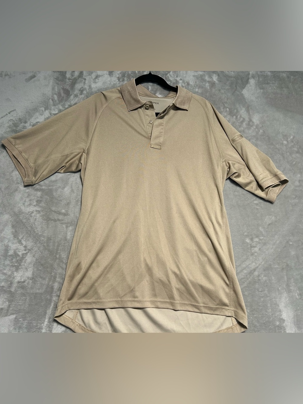 Propper Uniform Polo Shirt Men’s Large Tan Collared